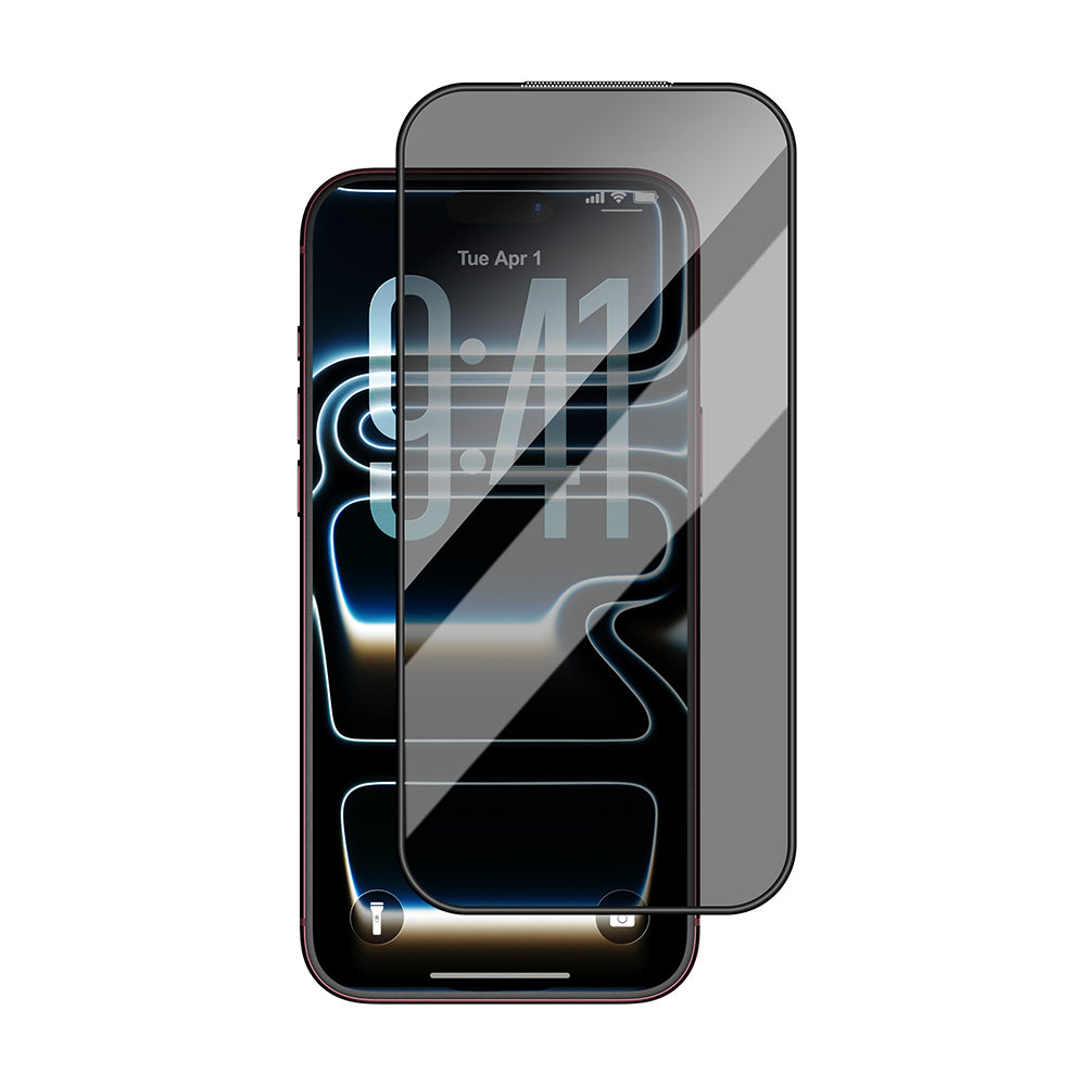 Apple iPhone 18 Pro Max Wiwu GT-028 iPrivacy Temperli Cam Ekran Koruyucu Siyah