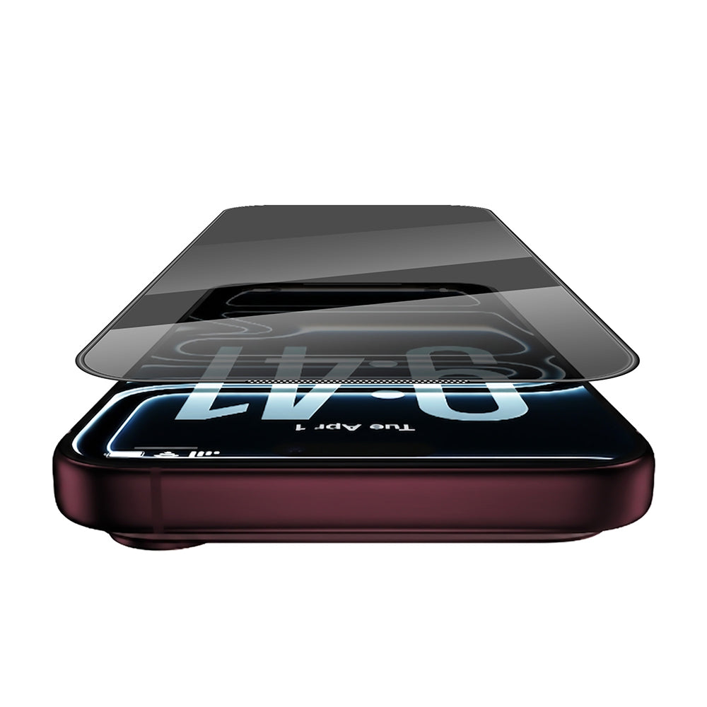 Apple iPhone 18 Pro Max Wiwu GT-028 iPrivacy Temperli Cam Ekran Koruyucu Siyah