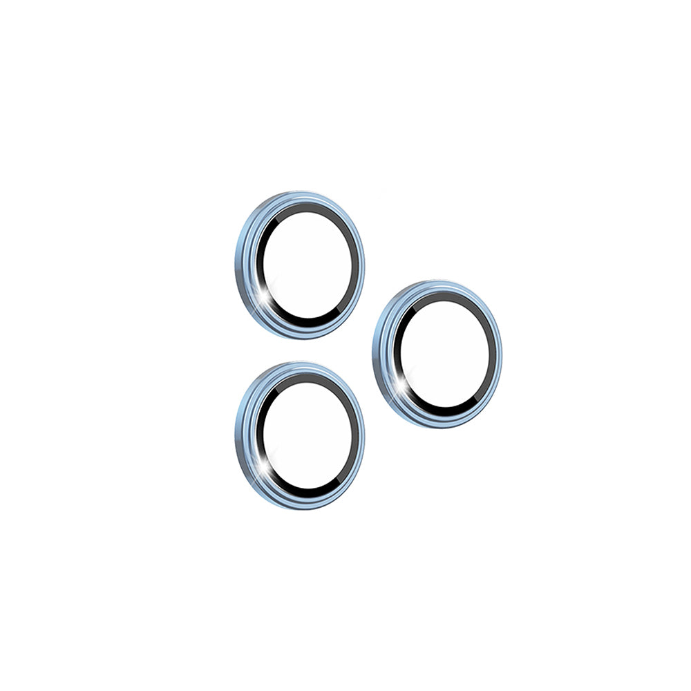 Apple iPhone 18 Pro Wiwu LG-005 Falcon Anti Reflective Çizilmeye Karşı Dayanıklı Kamera Lens Koruyucu Açık Mavi