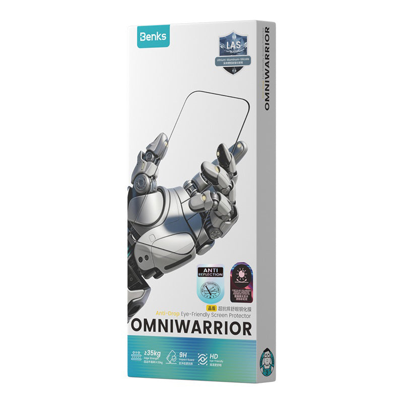 Apple iPhone Duo Benks OmniWarrior AR Cam Ekran Koruyucu + Kolay Uygulama Aparatlı Şeffaf