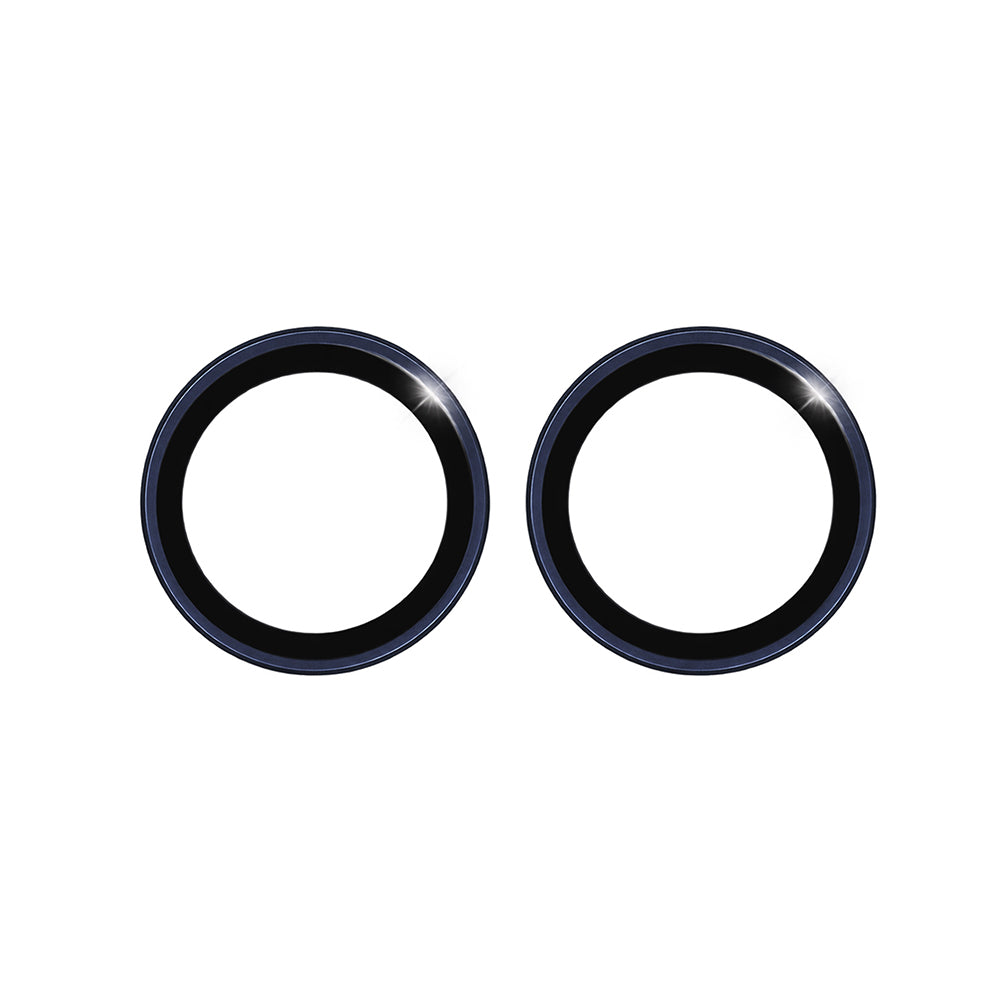 Apple iPhone Duo Wiwu LG-003 Lens Guard Çizilmeye Karşı Dayanıklı Safir Kamera Lens Koruyucu Lacivert