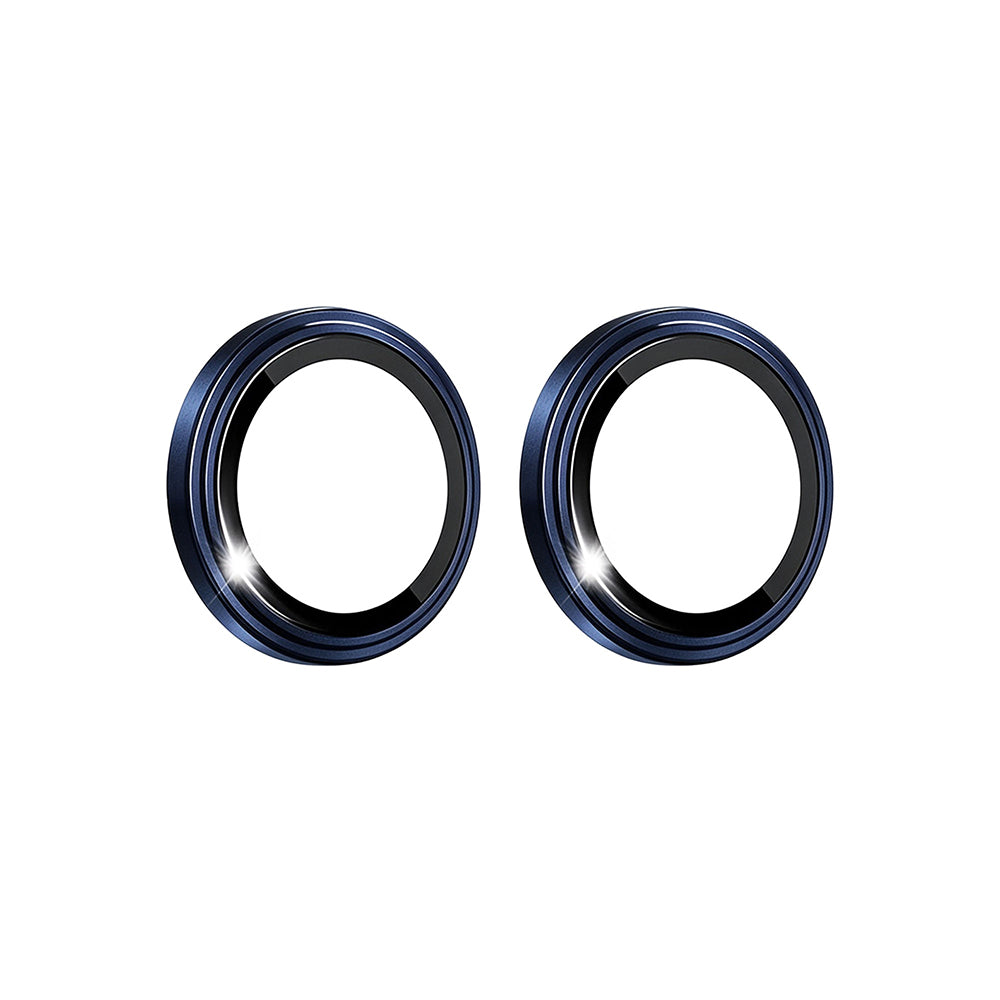 Apple iPhone Duo Wiwu LG-005 Falcon Anti Reflective Çizilmeye Karşı Dayanıklı Kamera Lens Koruyucu Lacivert