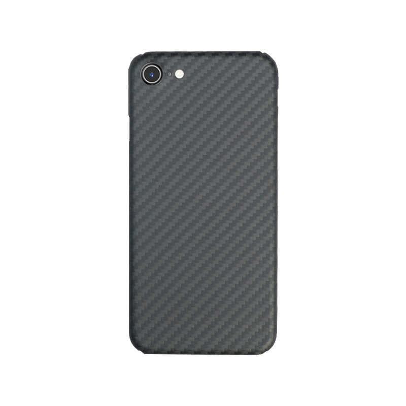 iPhone SE 2022 Kılıf Wiwu Skin Carbon PP Kılıf Siyah
