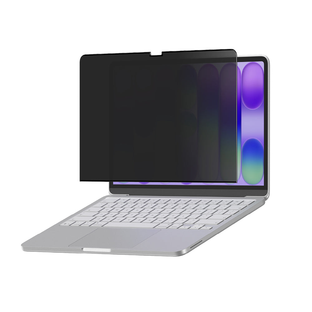 Apple Macbook Neo 13' A3404 Amazingthing Radix MagPrivacy Serisi Magnetik Hayalet Ekran Koruyucu Siyah