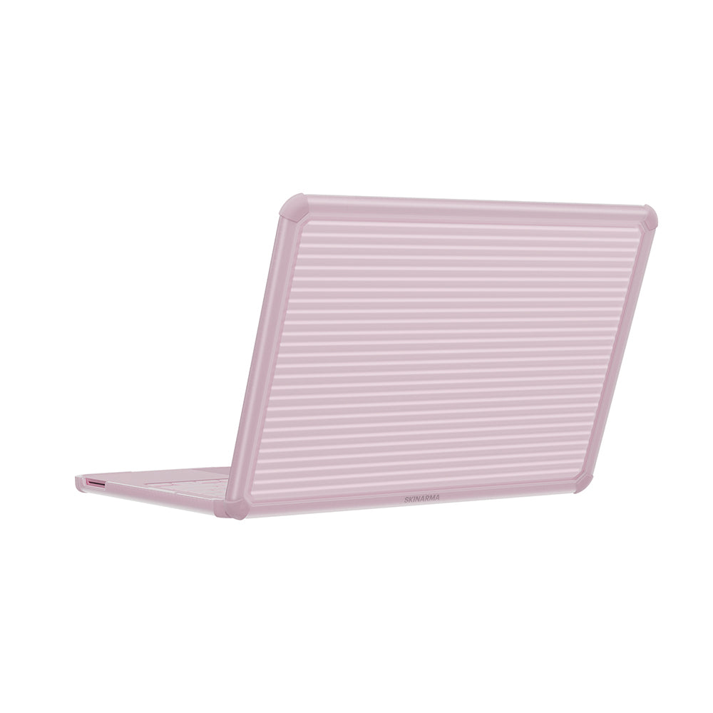 Apple Macbook Neo 13’ A3404 Skinarma Vibron Serisi Klipsli Kurulum Özellikli Kapak Pembe