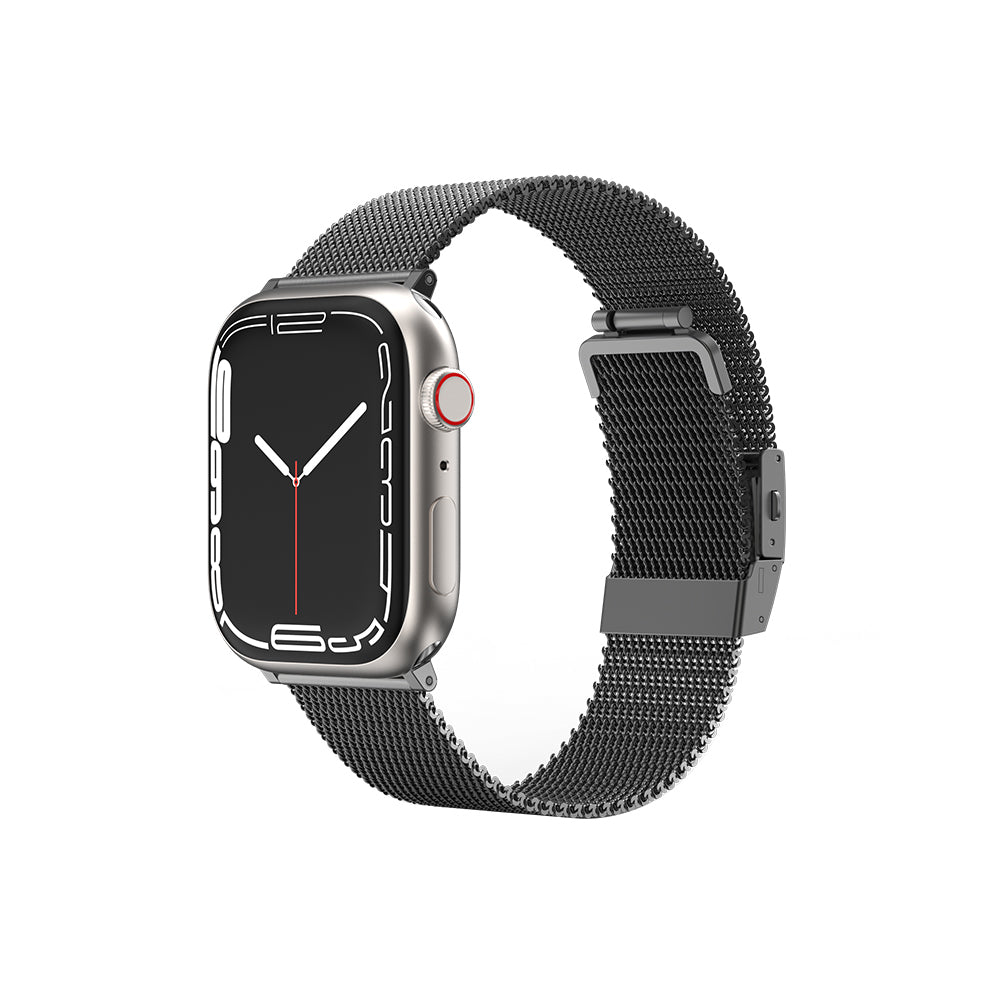 Watch 10 42mm Amazingthing Titan Metal Hasır Kordon Siyah