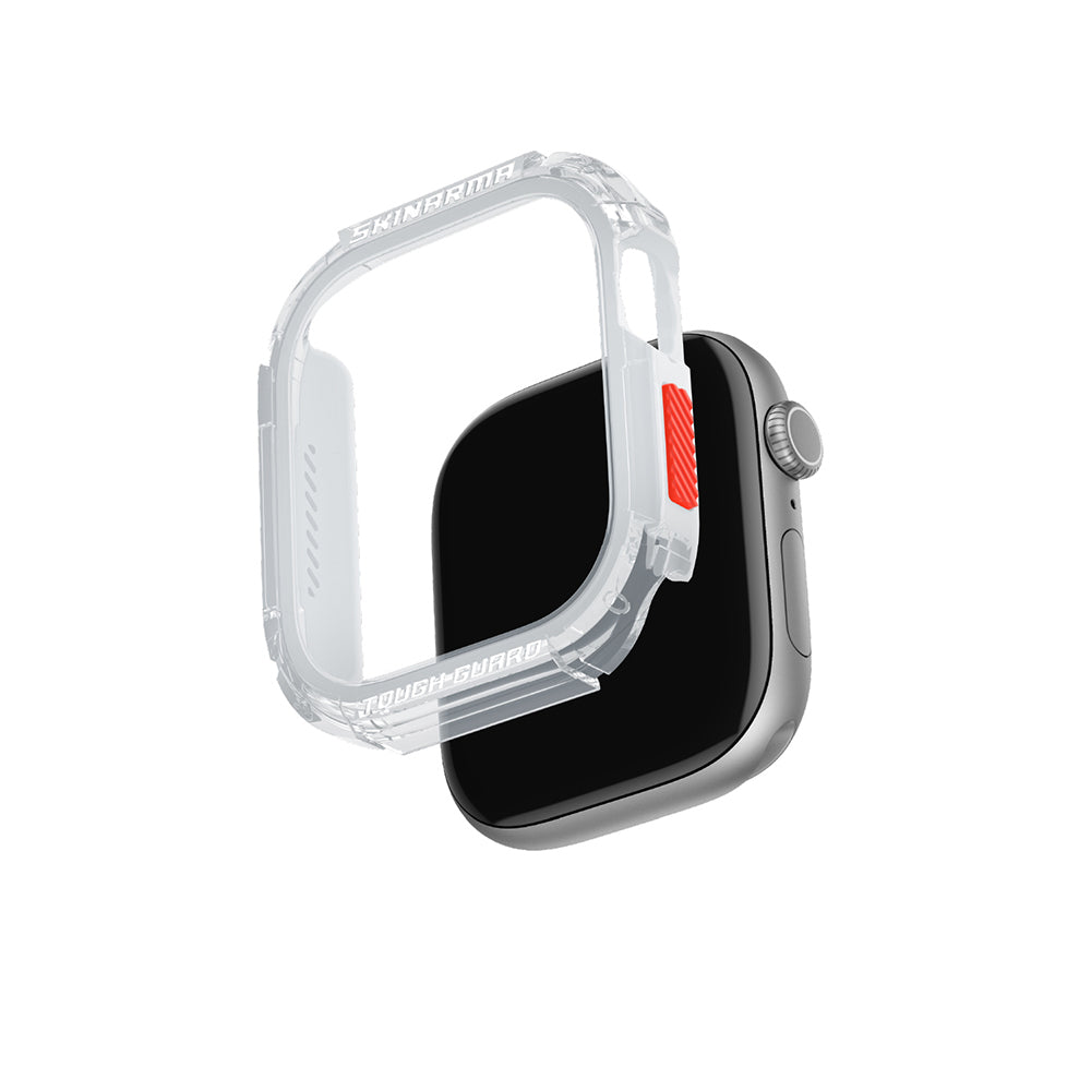 Apple Watch 10 46mm Skinarma Atom TPU Kasa Koruyucu Şeffaf