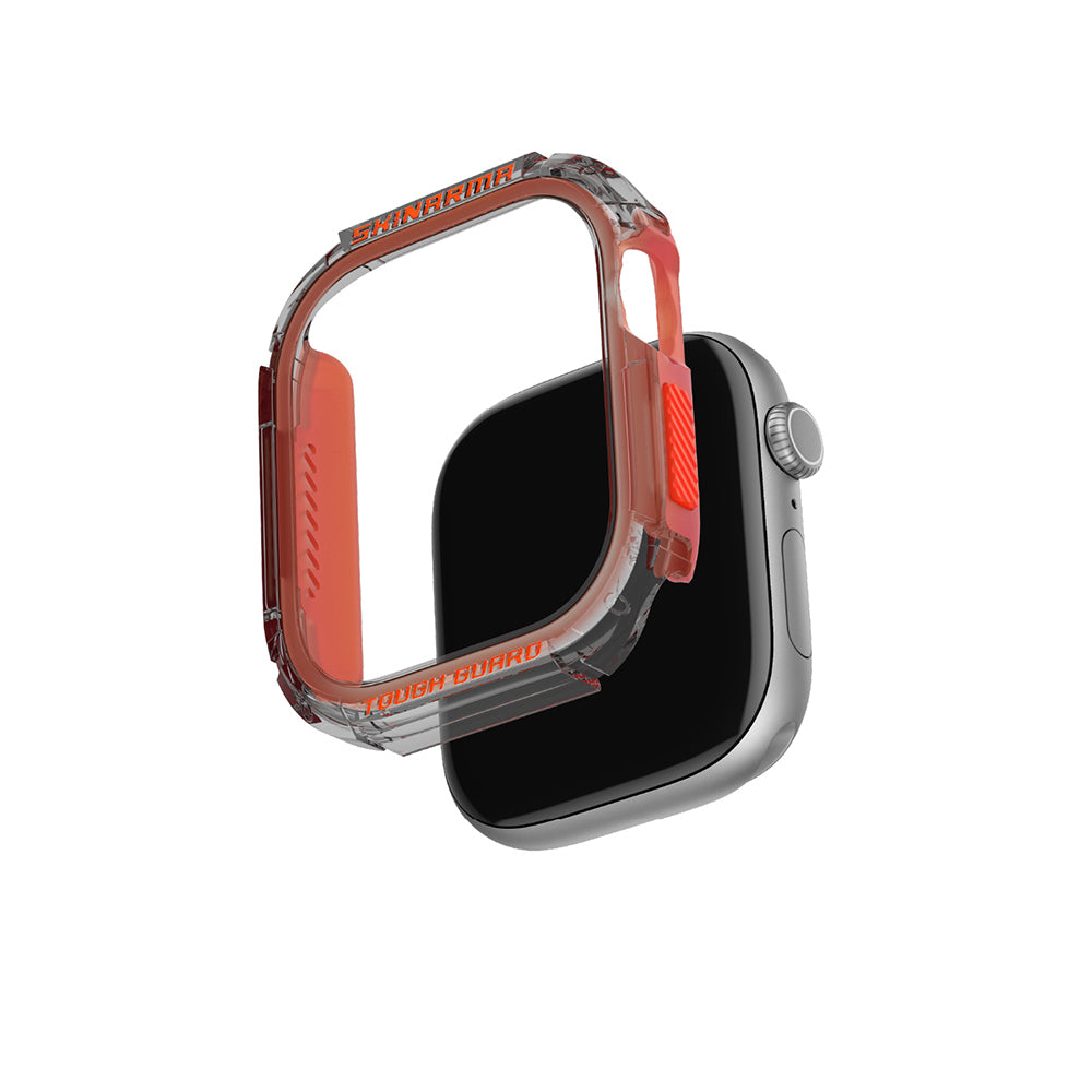 Apple Watch 10 46mm Skinarma Atom TPU Kasa Koruyucu Şeffaf