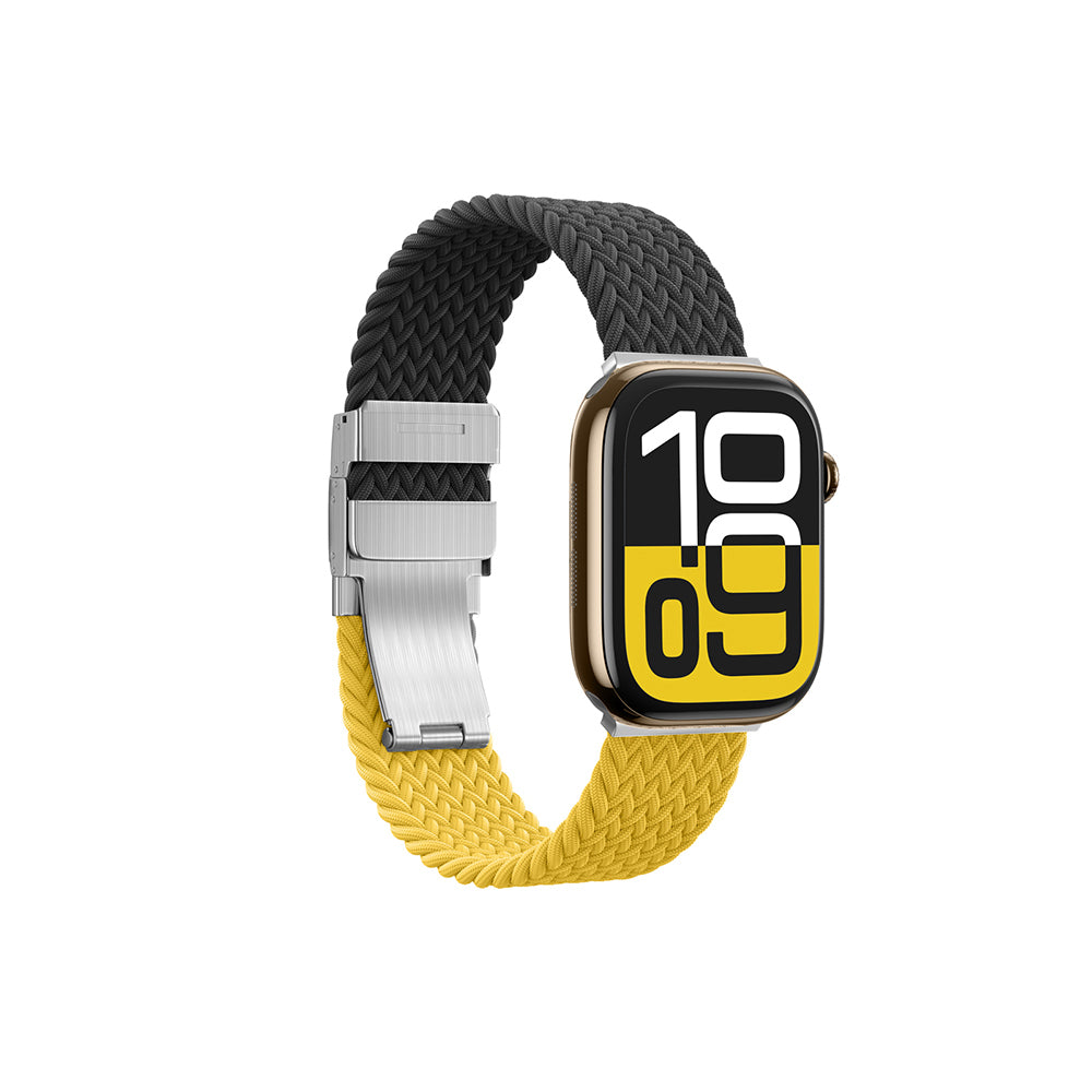 Watch 10 46mm Amazingthing Glamour Blend Hasır Kordon Siyah-Gri