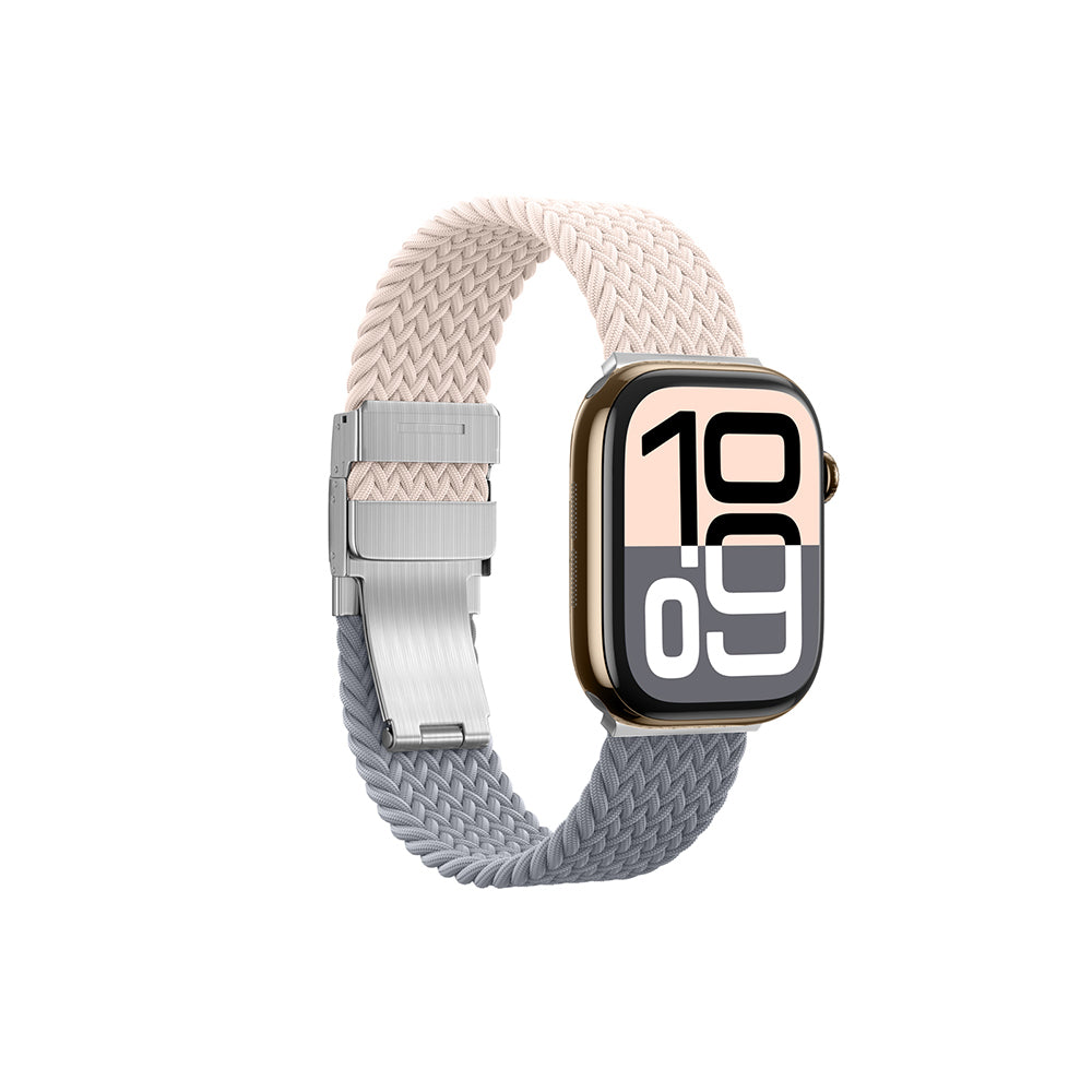 Watch 10 46mm Amazingthing Glamour Blend Hasır Kordon Siyah-Gri