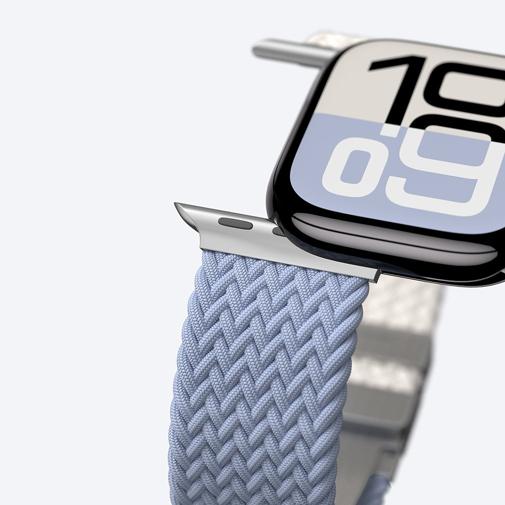Watch 10 46mm Amazingthing Glamour Blend Hasır Kordon Siyah-Gri