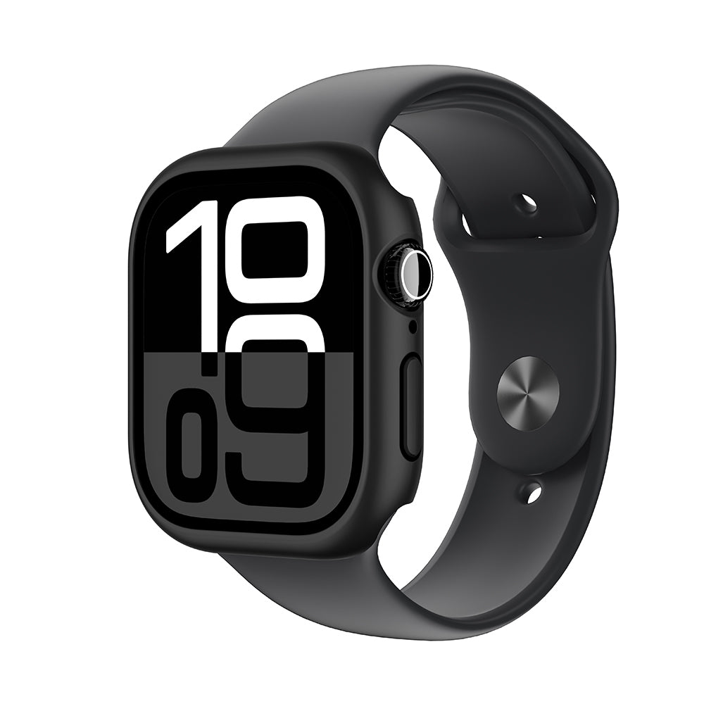 Apple Watch 10 46mm Amazingthing Radix Minimal FrameLite Sert PC Kasa Koruyucu Şeffaf