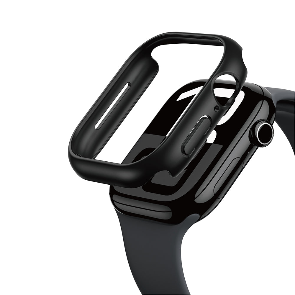 Apple Watch 10 46mm Amazingthing Radix Minimal FrameLite Sert PC Kasa Koruyucu Şeffaf