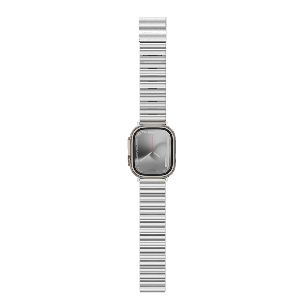 Watch 10 46mm Amazingthing Titan Steel Metal Kordon Siyah