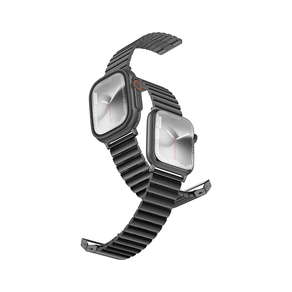 Watch 10 46mm Amazingthing Titan Steel Metal Kordon Siyah
