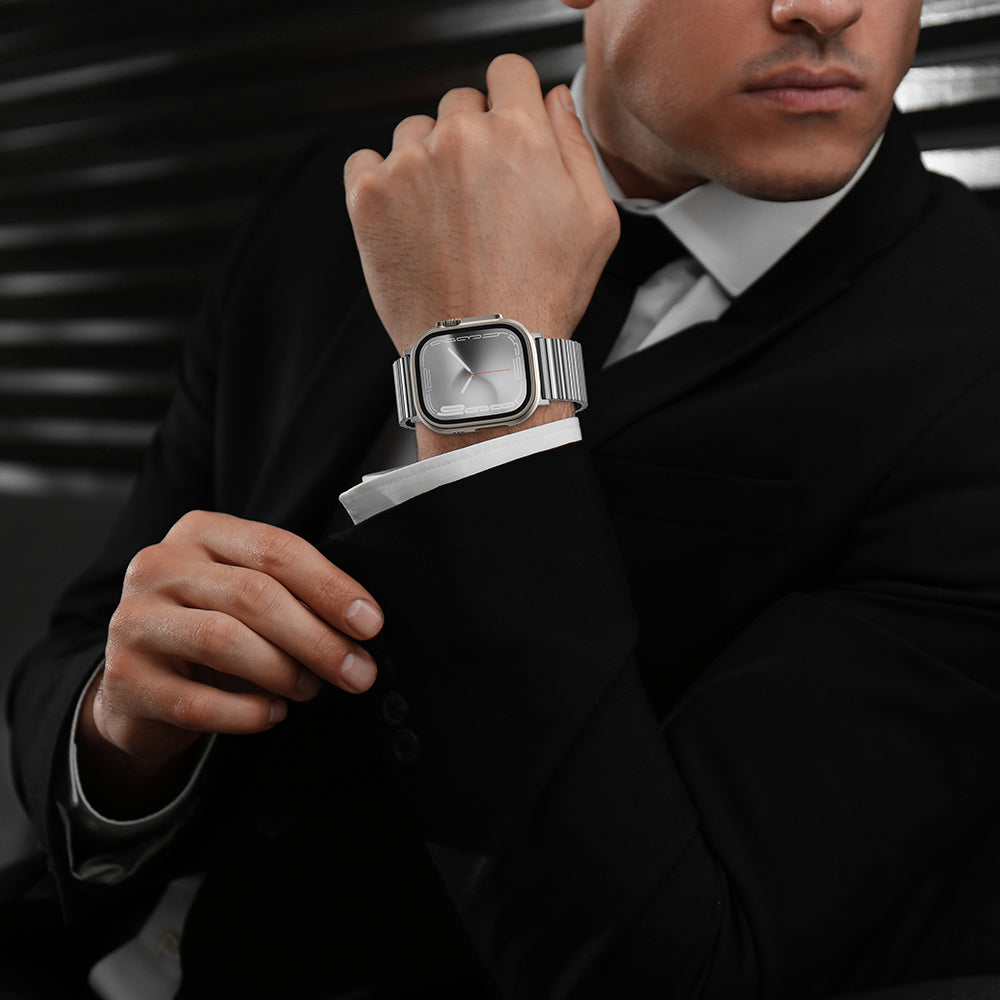 Watch 10 46mm Amazingthing Titan Steel Metal Kordon Siyah