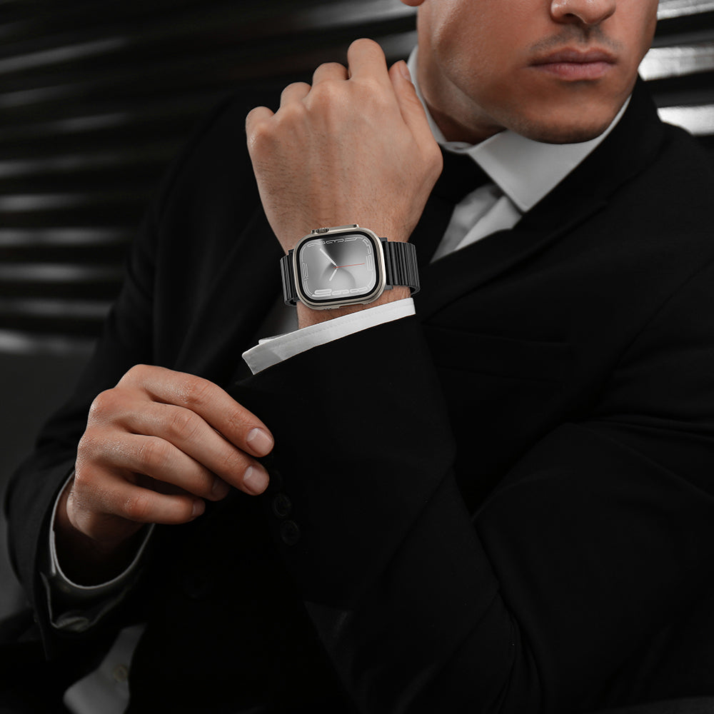 Watch 10 46mm Amazingthing Titan Steel Metal Kordon Siyah