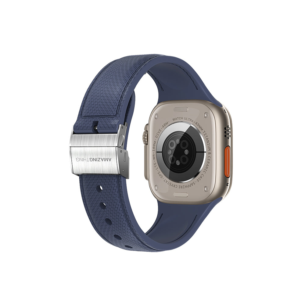 Watch 10 46mm Amazingthing Titan Swift Deri Dokulu Silikon Kordon Siyah