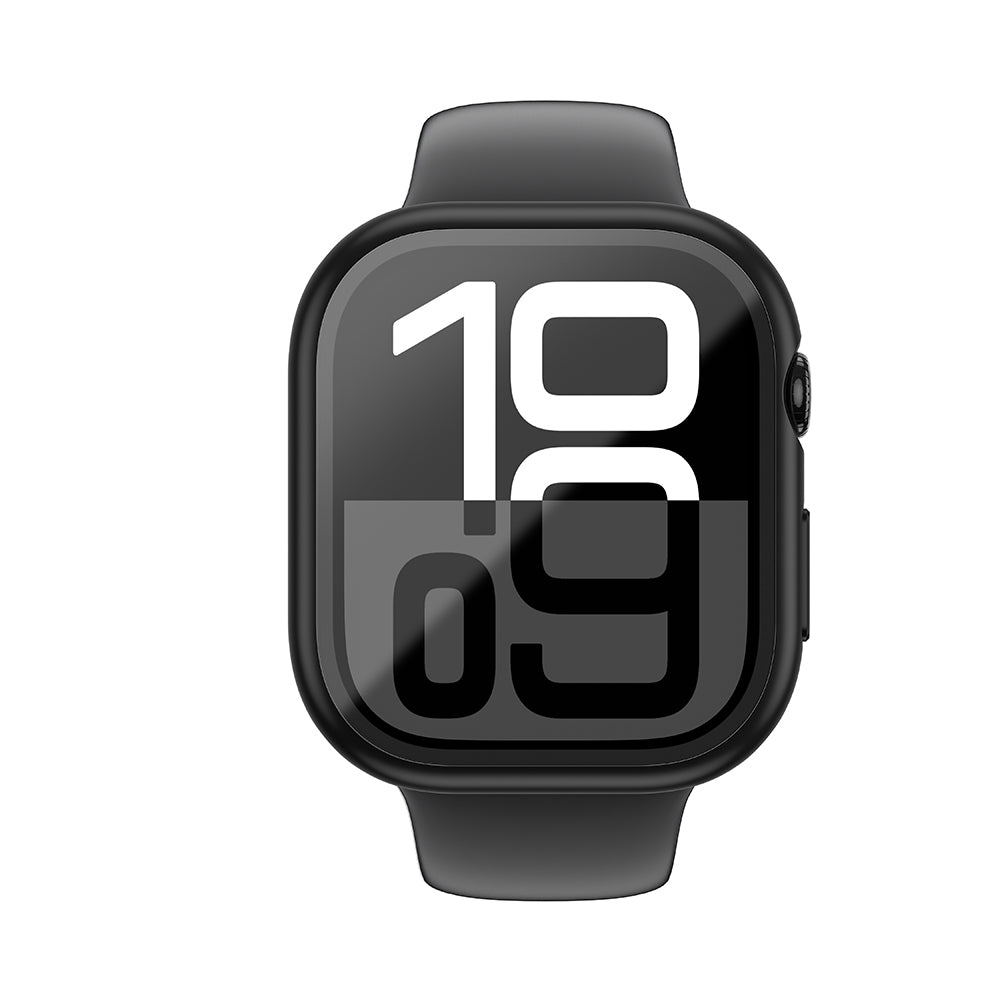 Apple Watch 10 46mm Radix Minimal FullGuard Sert PC Kasa ve Ekran Koruyucu Şeffaf
