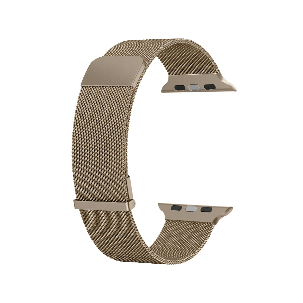 Apple Watch 10 46mm Wiwu MagFlex Secure Serisi Metal Kordon Gold