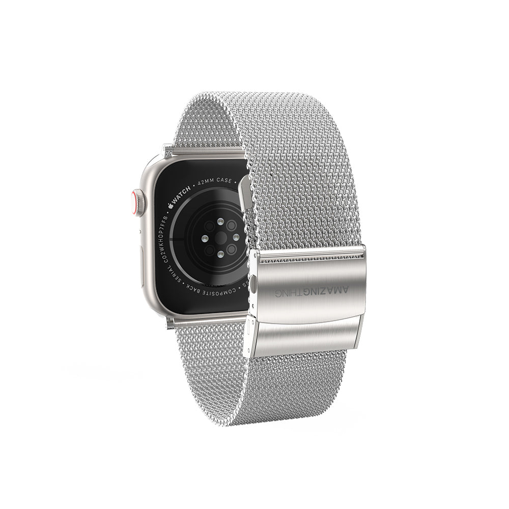 Watch 38mm Amazingthing Titan Metal Hasır Kordon Siyah