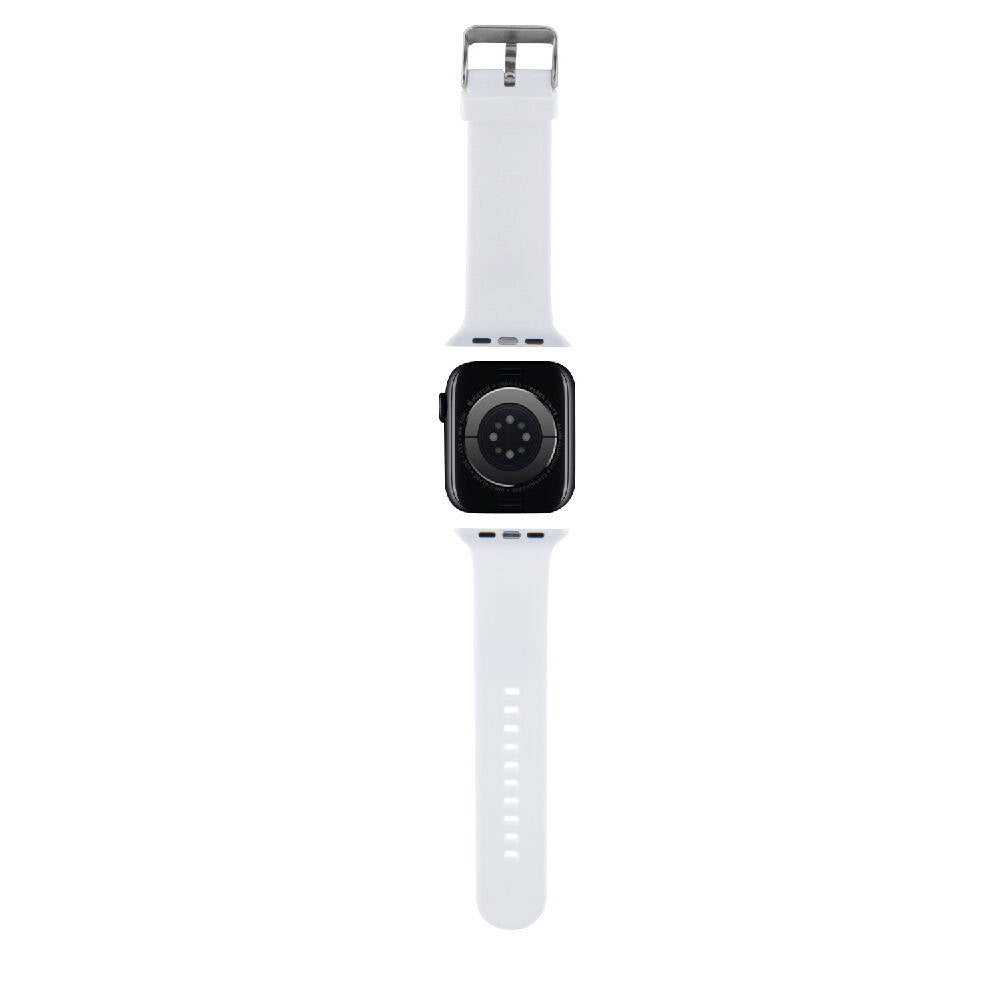 Watch 40mm Karl Lagerfeld Orjinal Lisanslı İkonik Karl Head Logolu Silikon Kordon Beyaz