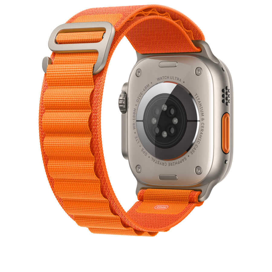 Watch 38mm Kordon Wiwu WU-01 Hasır Örgü Strap Kayış Turuncu
