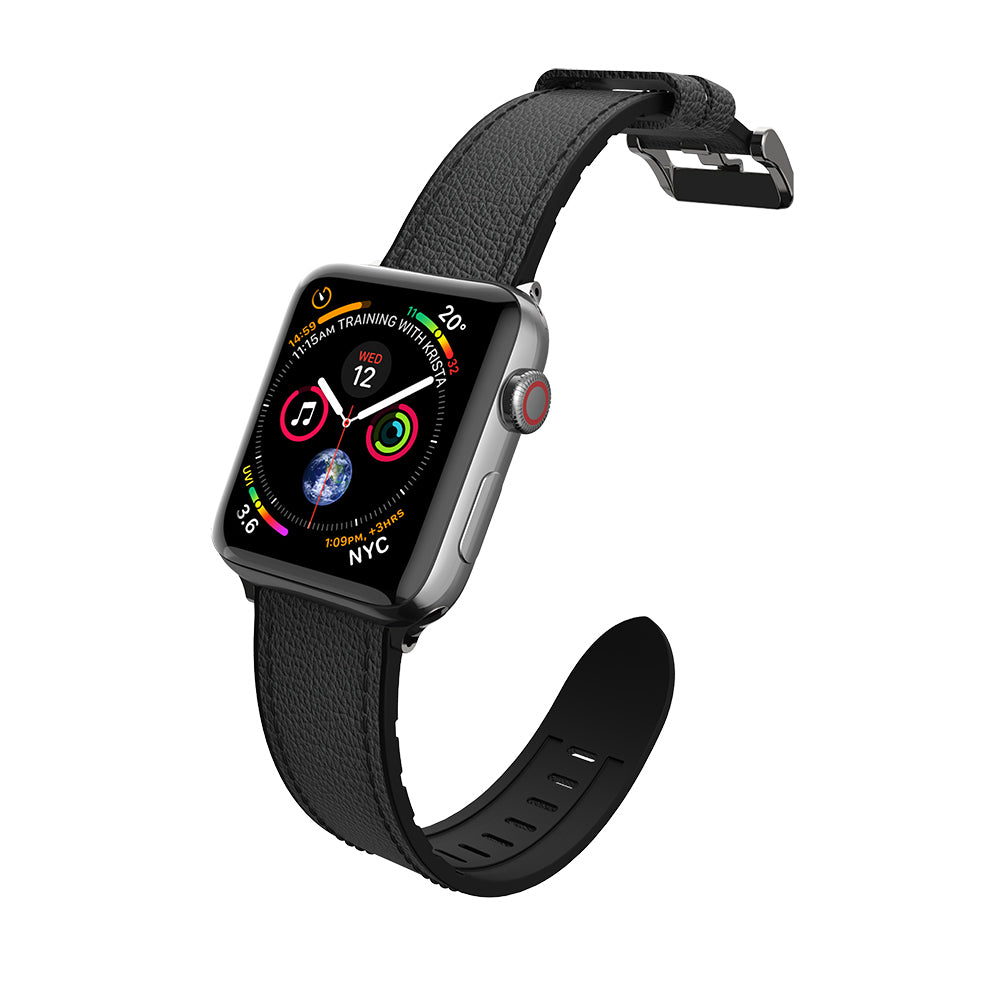 Watch 38mm Raptic Hybrid Leather Serisi Deri Kordon Siyah