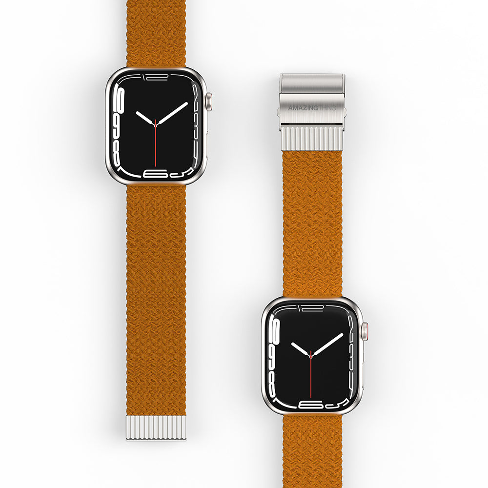 Watch 40mm Amazingthing Titan Weave Örgü Sport Kordon Siyah