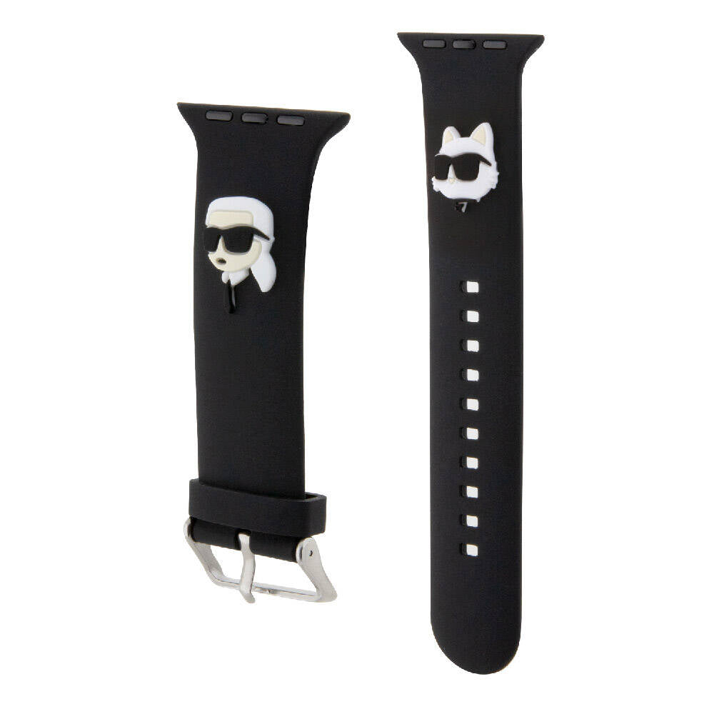 Watch 40mm Karl Lagerfeld Orjinal Lisanslı İkonik Karl & Choupette Logolu Silikon Kordon Beyaz