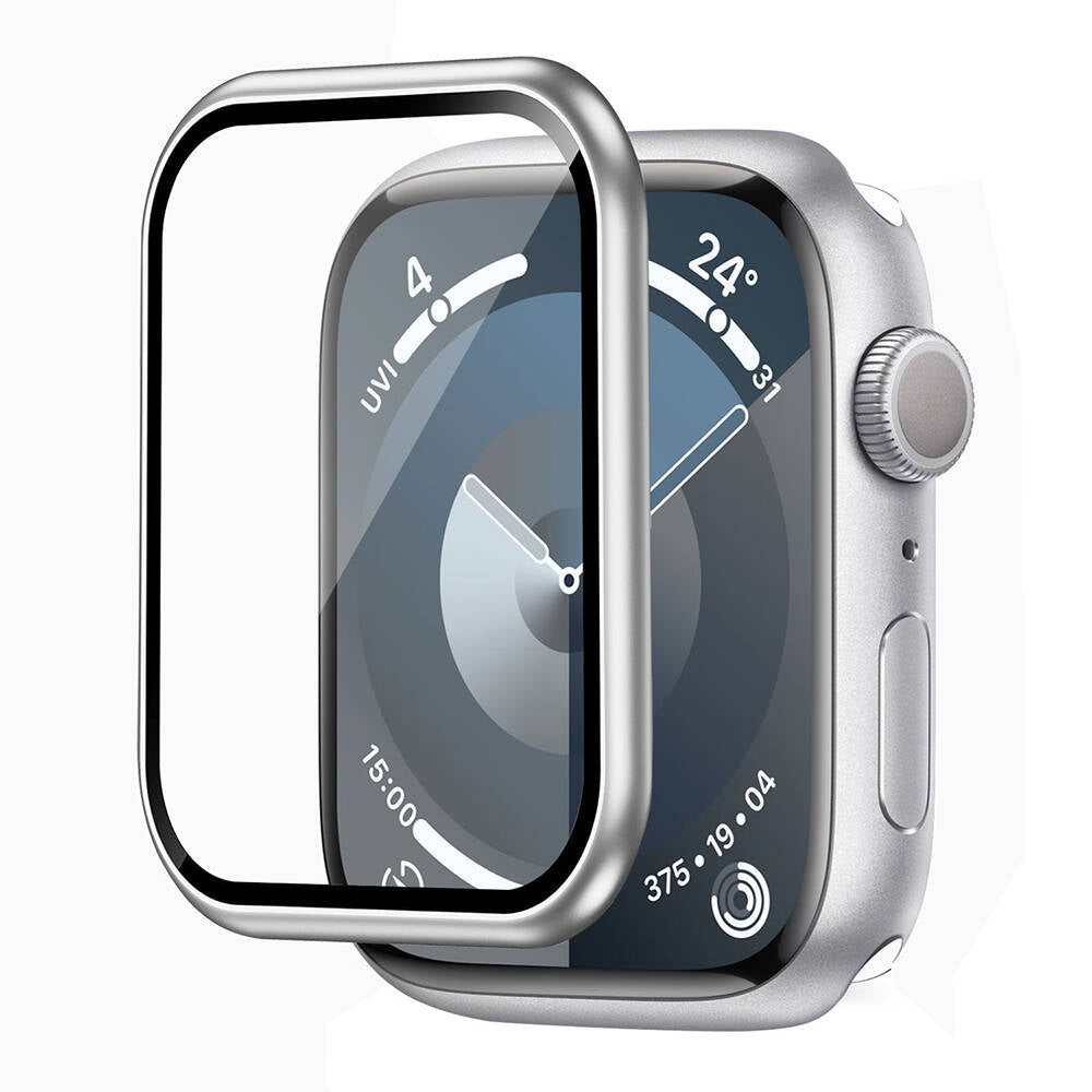 Watch 40mm Wiwu Wi-JD106 Easy Install Akıllı Saat Temperli Cam Ekran Koruyucu Gümüş