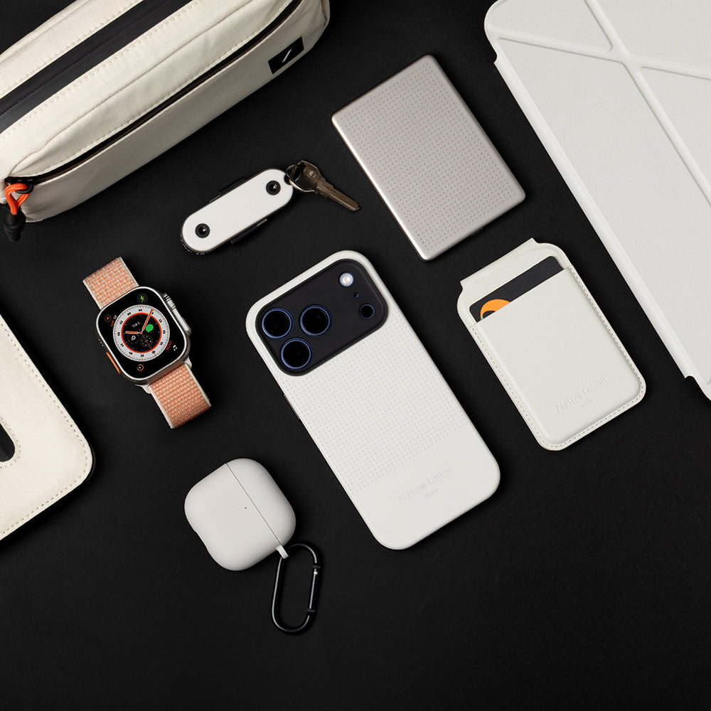 Apple Watch 42mm Native Union Active Watch Loop Serisi Hasır Kordon Turuncu