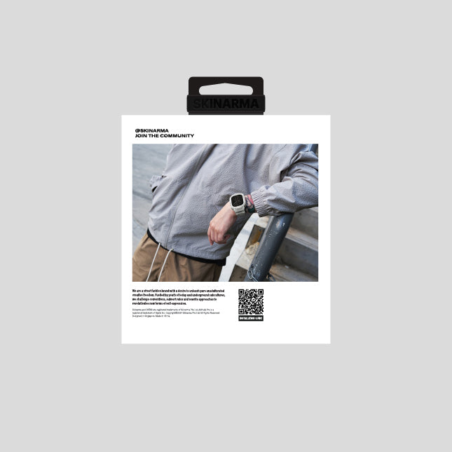 Watch 44 mm Skinarma Mecha 2in1 TPU Kasa Koruyucu + Silikon Kordon Lacivert