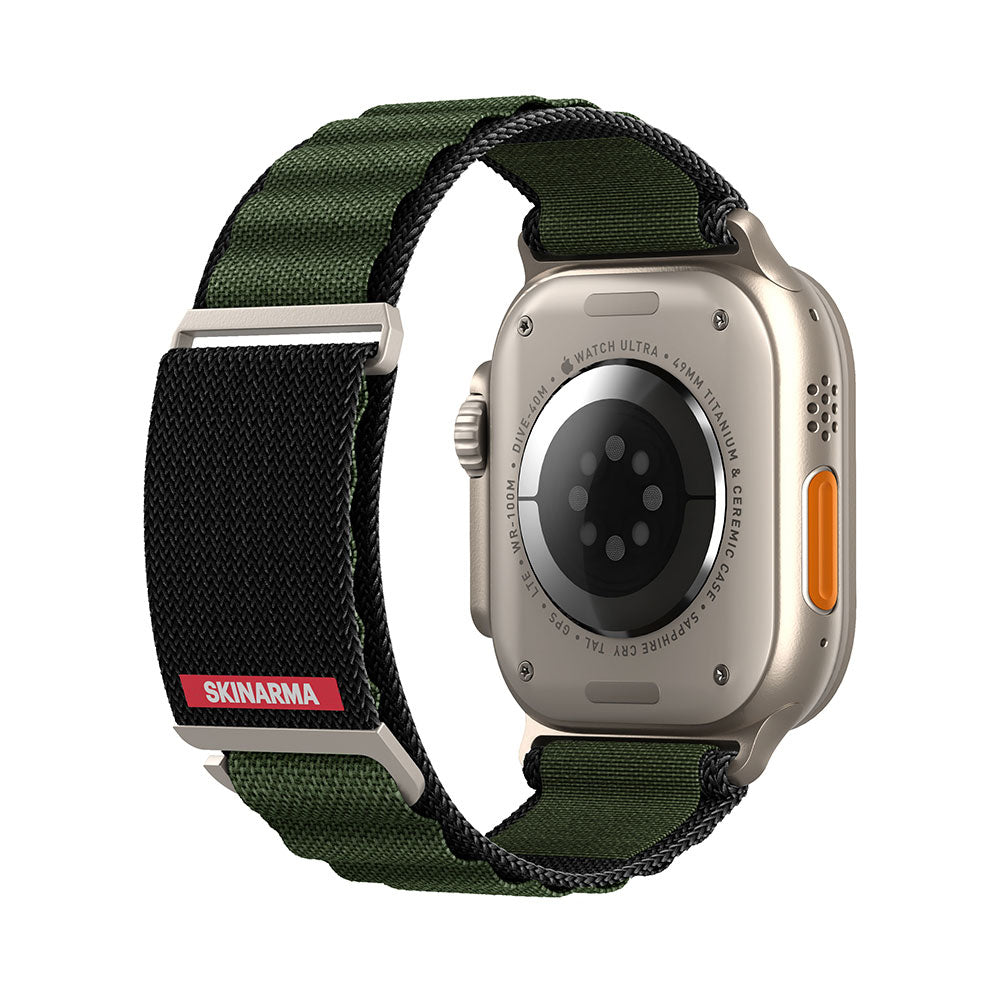 Watch 44mm SkinArma Kobu Hasır Kordon Siyah