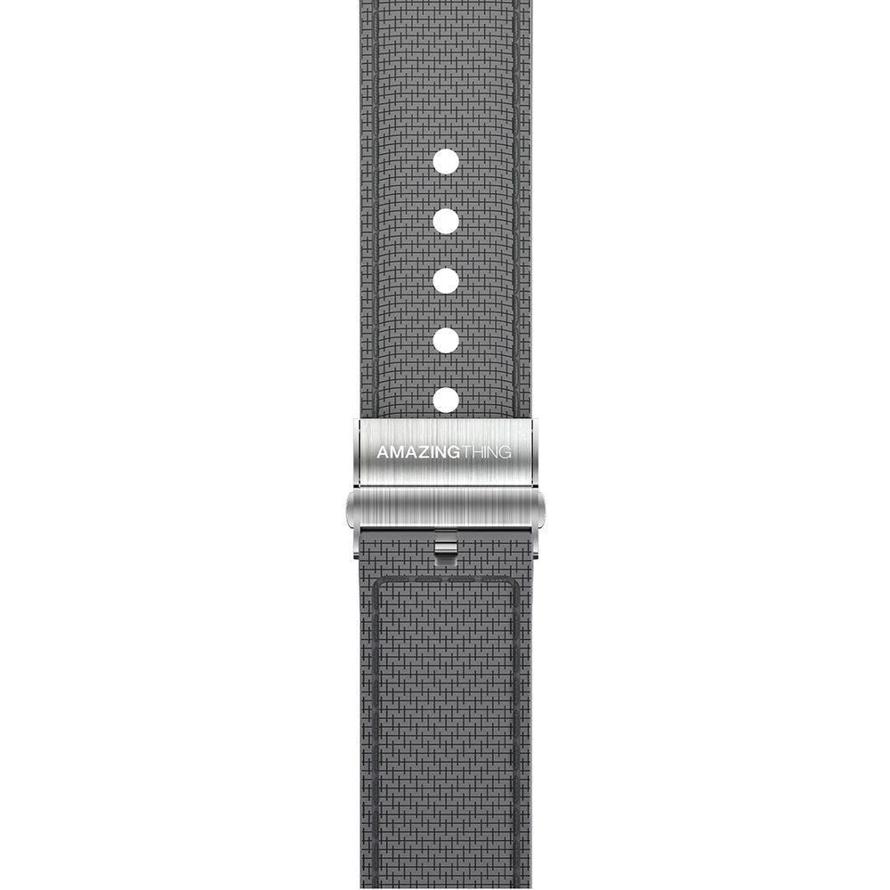 Watch 7 41mm Amazingthing Titan Swift Deri Dokulu Silikon Kordon Siyah