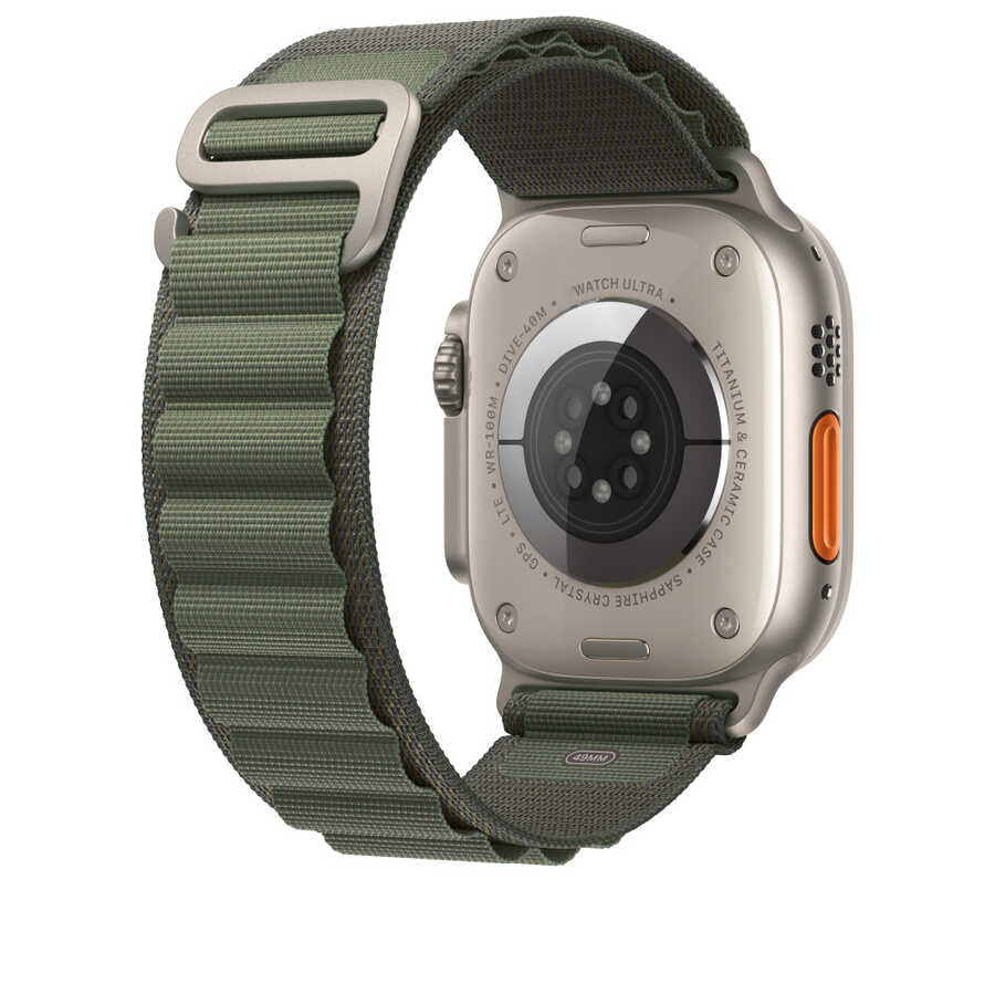 Watch 7 41mm Kordon Wiwu WU-01 Hasır Örgü Strap Kayış Koyu Yeşil