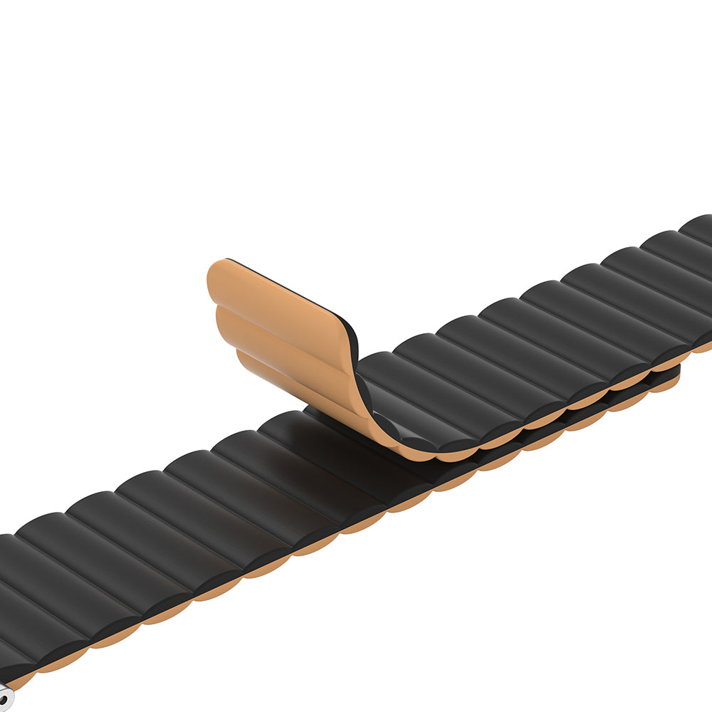 Watch 7 45mm Amazingthing Smoothie Mag Magnetik Tak Çıkar Silikon Strap Kayış Gri-Mavi