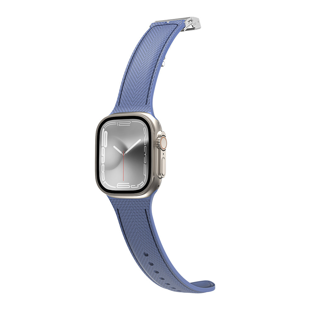 Watch 7 45mm Amazingthing Titan Swift Deri Dokulu Silikon Kordon Lacivert