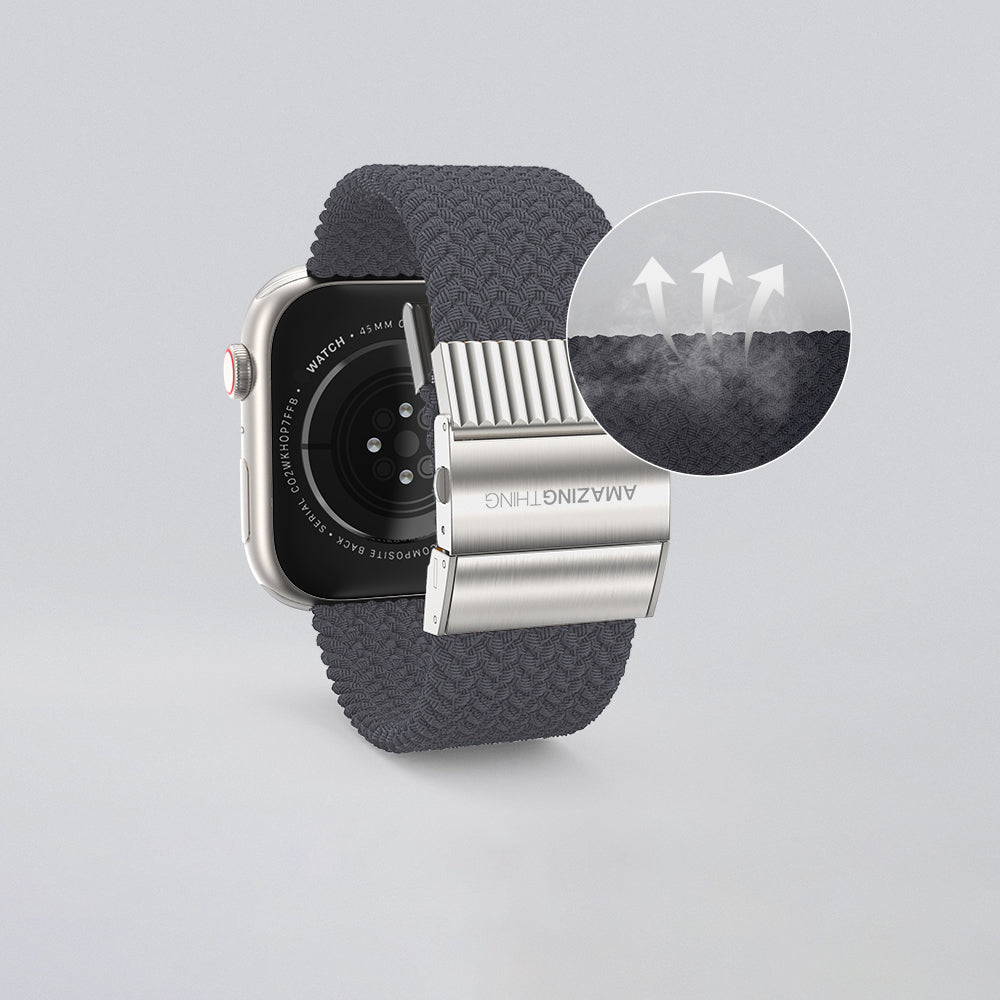 Watch 7 45mm Amazingthing Titan Weave 2 Sport Örgü Kordon Gri