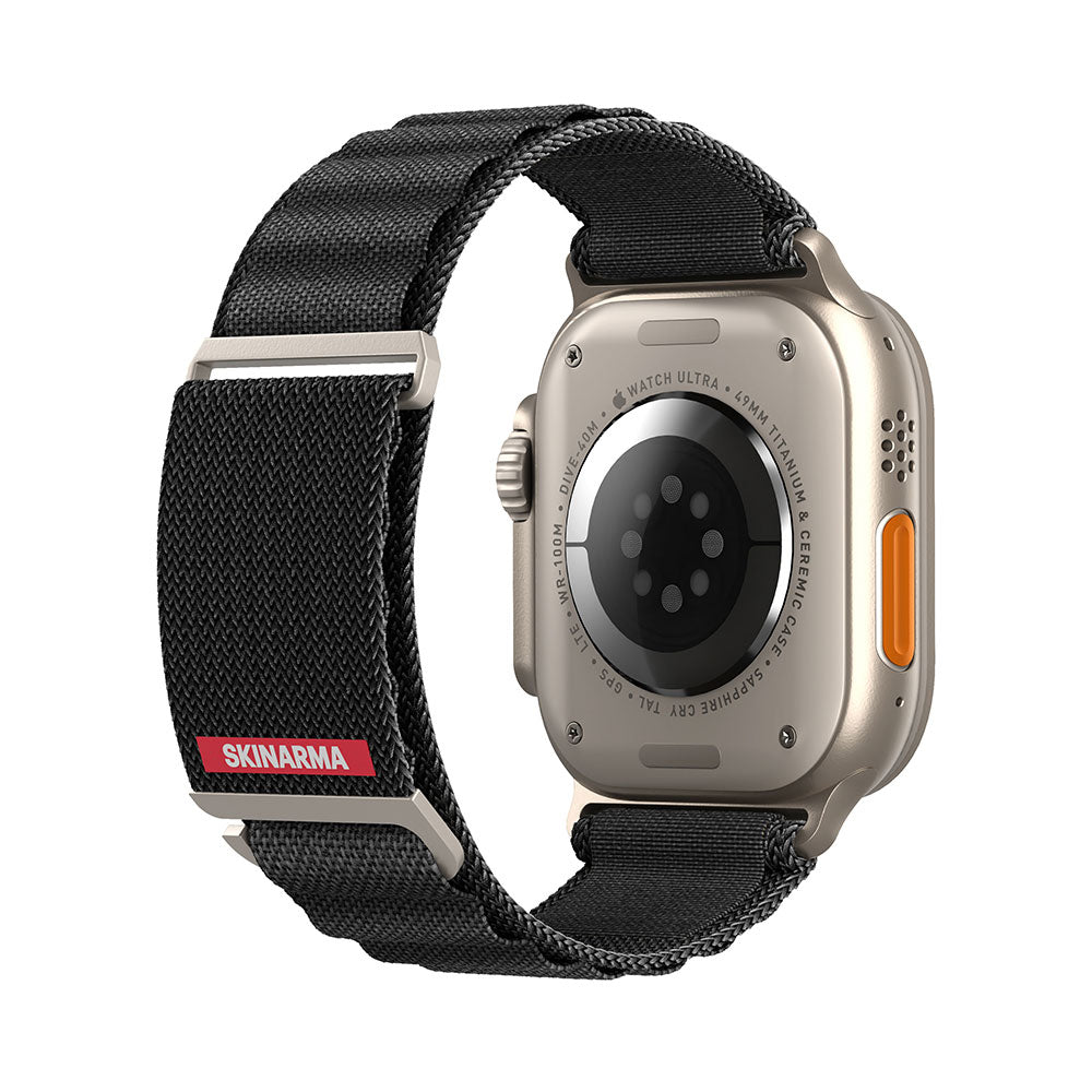 Watch 7 45mm SkinArma Kobu Hasır Kordon Siyah