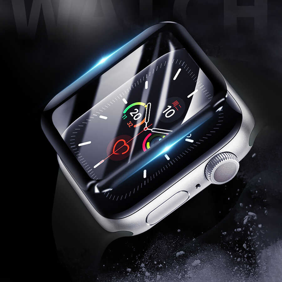 Watch 7 45mm Wiwu iVista Watch Ekran Koruyucu Siyah