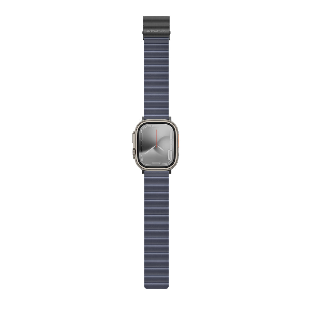 Watch Serisi Uyumlu Amazing Thing Glamour Sense Deri Kordon Mavi