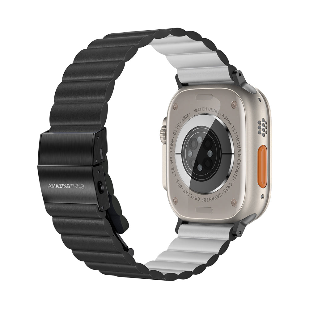 Watch Serisi Uyumlu Amazing Thing Glamour Sense Deri Kordon Mavi