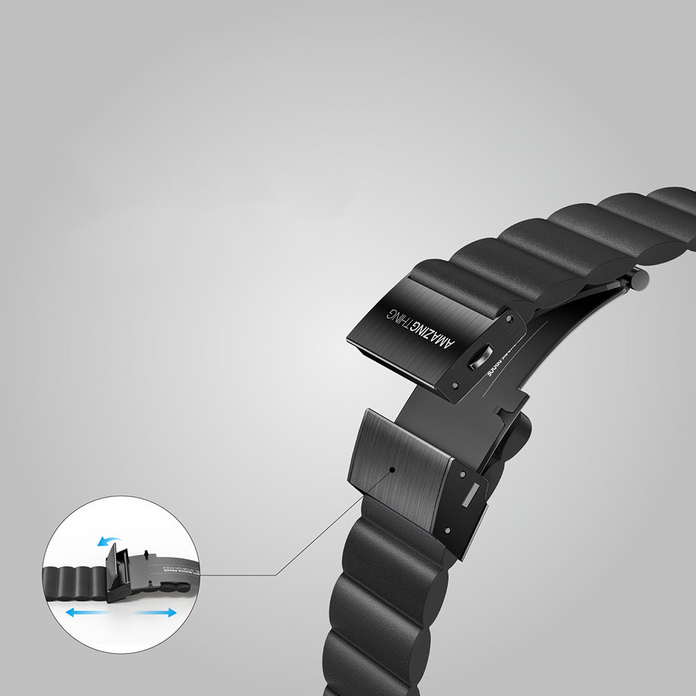 Watch Serisi Uyumlu Amazing Thing Glamour Sense Deri Kordon Mavi