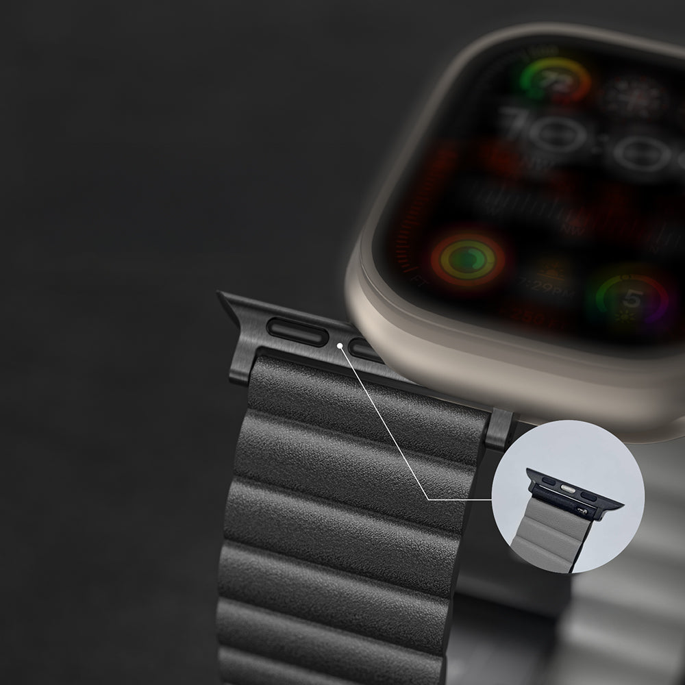 Watch Serisi Uyumlu Amazing Thing Glamour Sense Deri Kordon Mavi