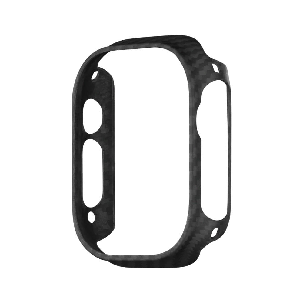 Watch Ultra 49mm 600D Aramid Fiber Classic Serisi Kasa Koruyucu Pitaka Air Case Siyah-Gri