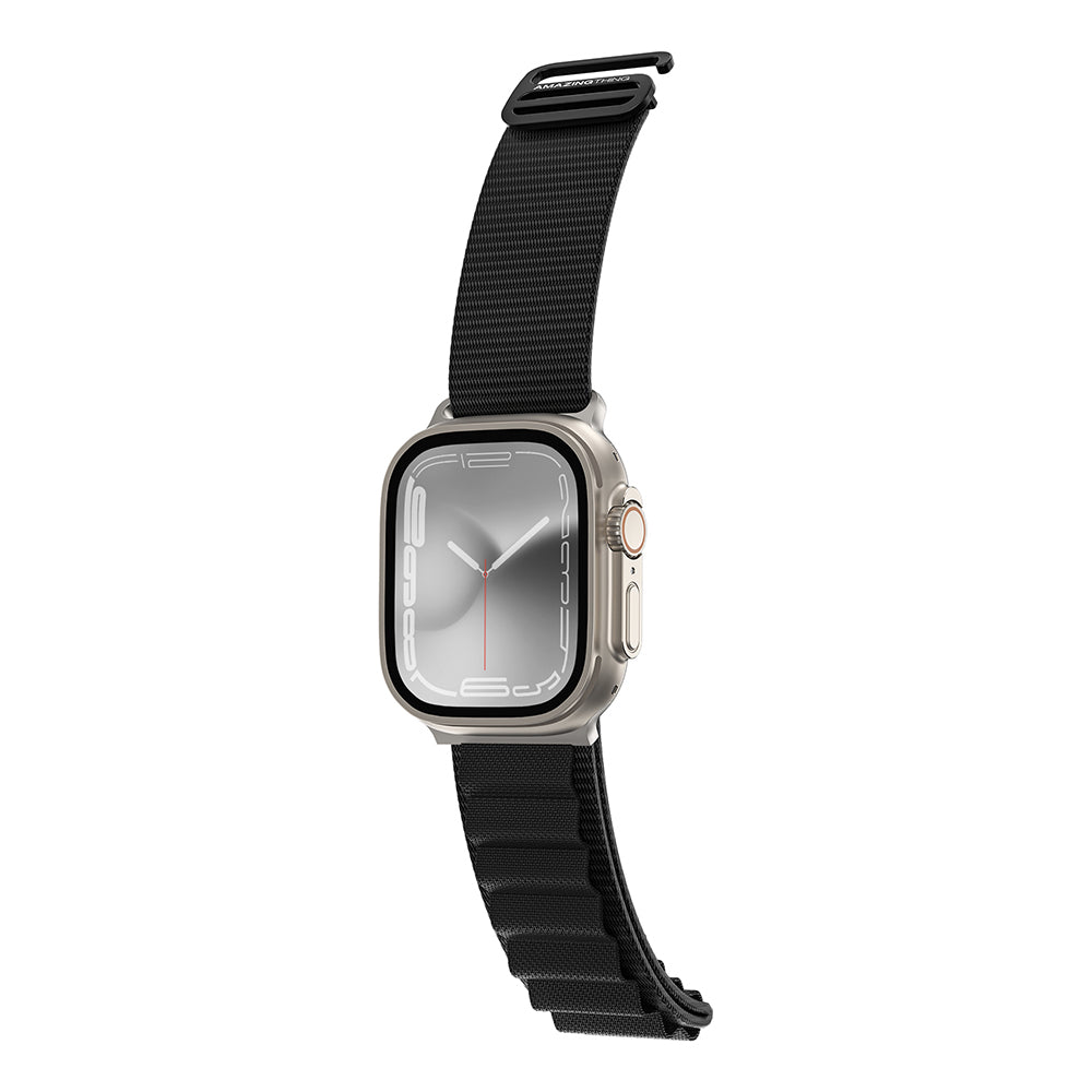 Watch Ultra 49mm Amazingthing Titan Spor Hasır Kordon Gri