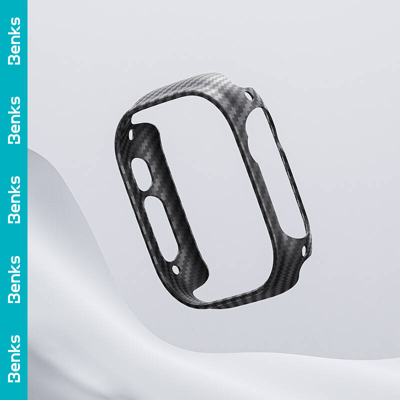 Watch Ultra 49mm Benks 600D Kevlar Kasa Koruyucu Siyah