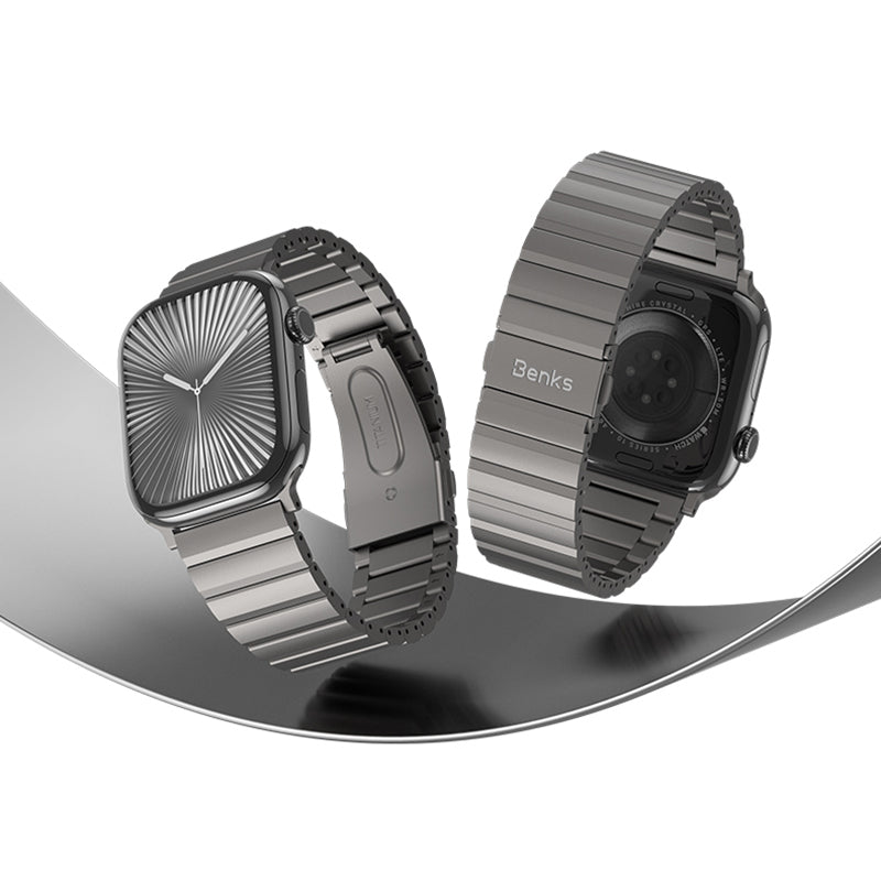 Watch Ultra 49mm Benks Aero Titan Serisi Titanyum Metal Kordon Titanyum
