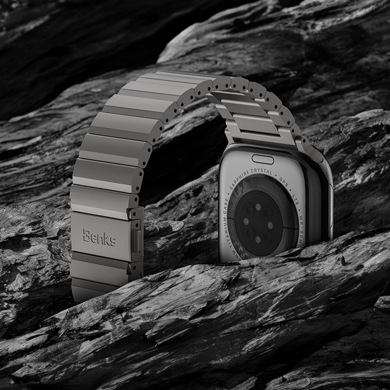 Watch Ultra 49mm Benks Aero Titan Serisi Titanyum Metal Kordon Titanyum